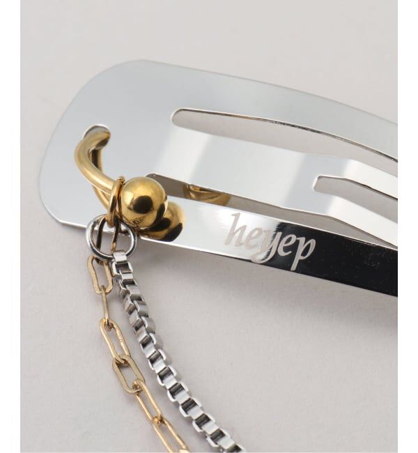 U by SPICK&SPAN「heyep / ヘイップ Pierced Chain Hair Clip 2piece」|その他|