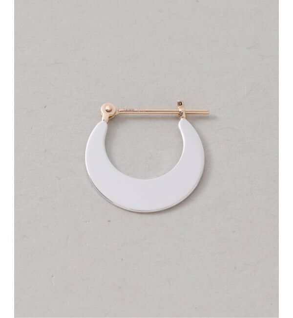 Spick and Span「《WEB限定予約》【SAMH by LILAS】プレートフープピアス SV（両耳）」|ピアス|