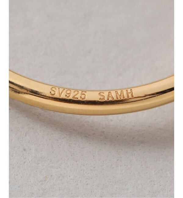 Spick and Span「《WEB限定予約》【SAMH by LILAS】オーバルイヤーカフ SVK18GP（片耳）」|イヤーカフ|