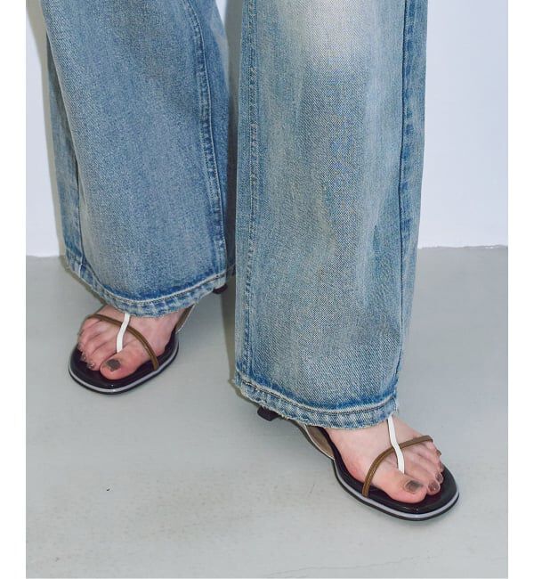 GRISE「《WEB+一部店舗限定》BOBMARY&times;GRISE3.5cmコンビストラップトング」|サンダル|