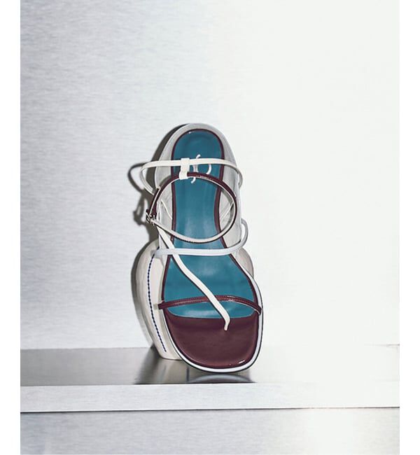 GRISE「《WEB+一部店舗限定》BOBMARY&times;GRISE3.5cmコンビストラップトング」|サンダル|ブルー