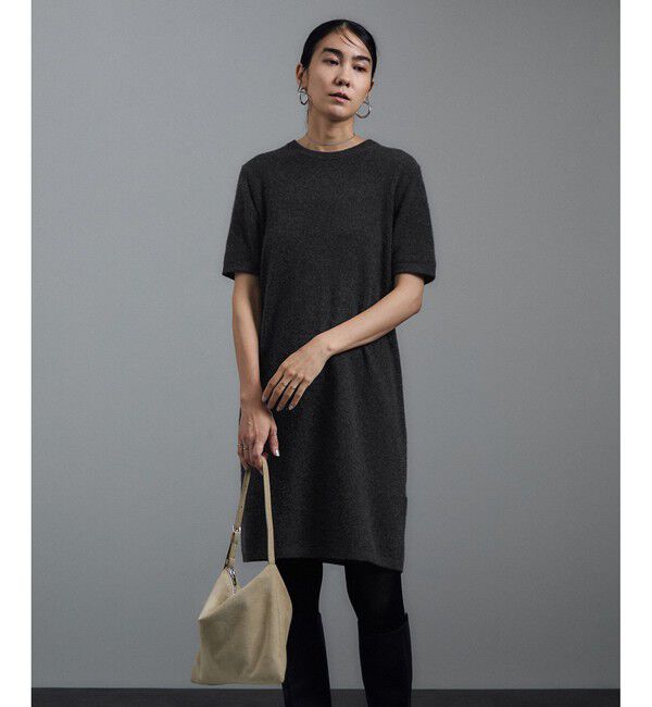 SALON adam et rope'「カシミヤニットミニワンピース」|ワンピース|