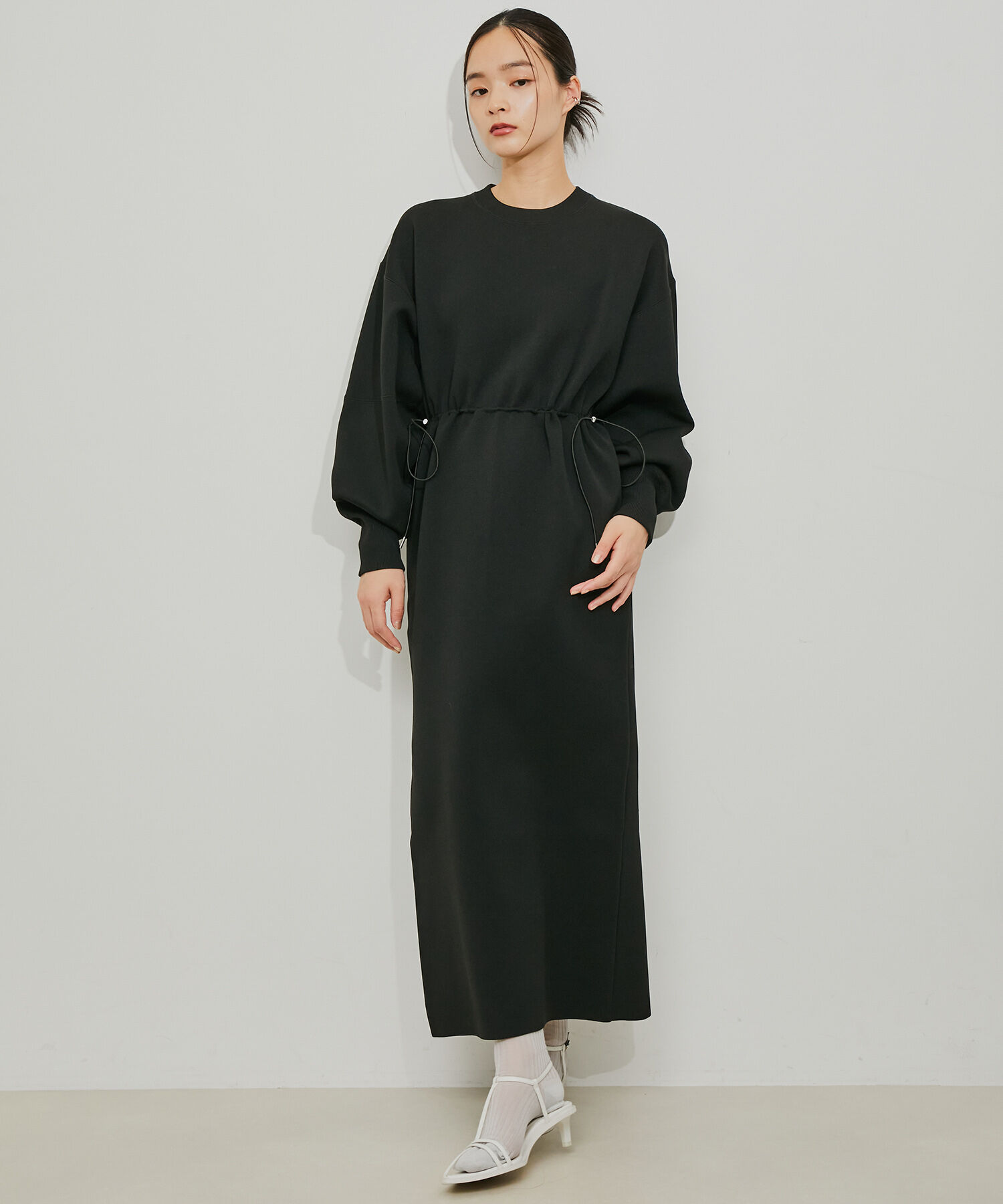 ADAM ET ROPE'「【サステナブル】フォルムニットワンピース」|ワンピース|