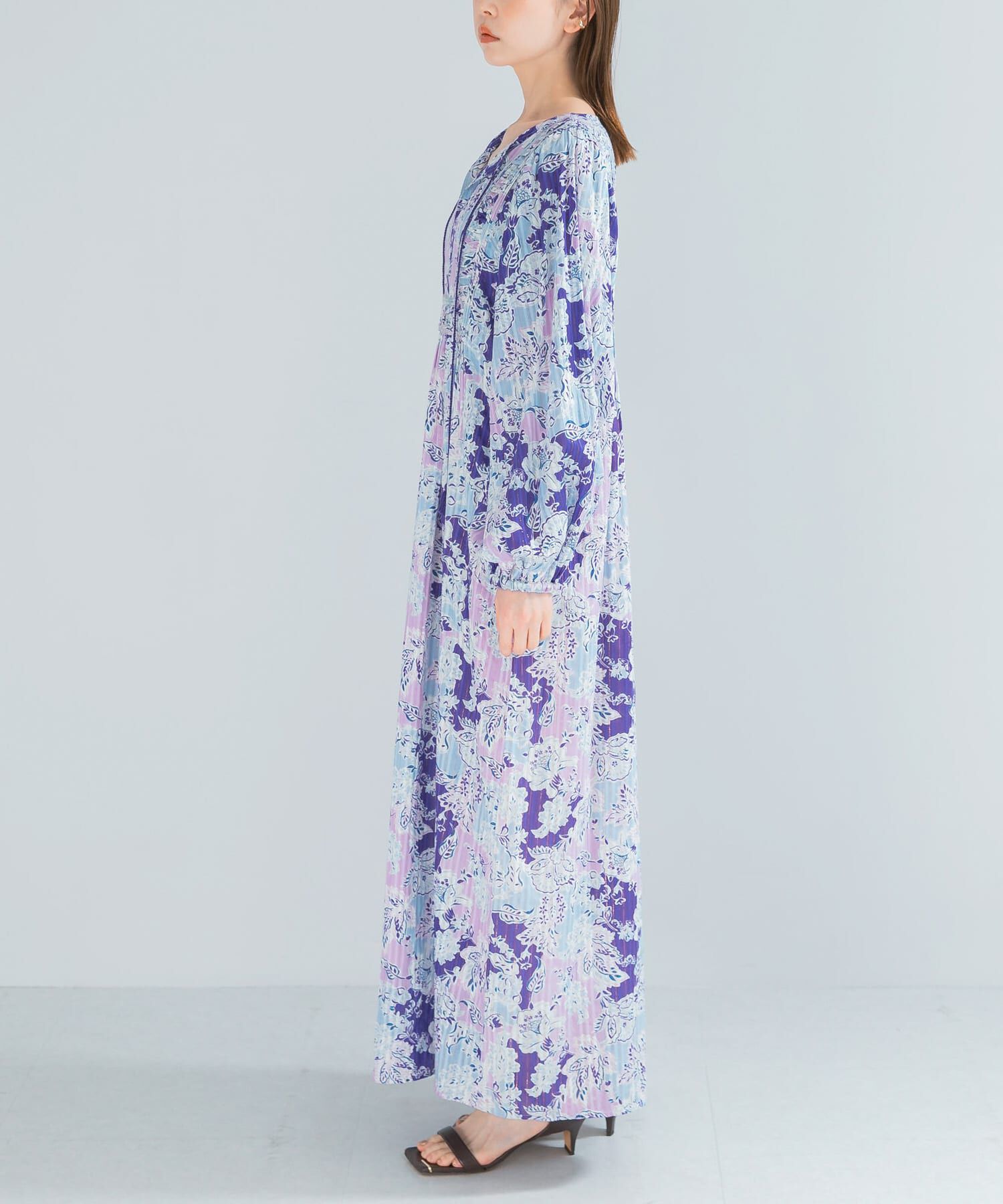 URBAN RESEARCH ROSSO「sara mallika　COTTON BOHEMIAN FLOWER DRESS」|ワンピース|