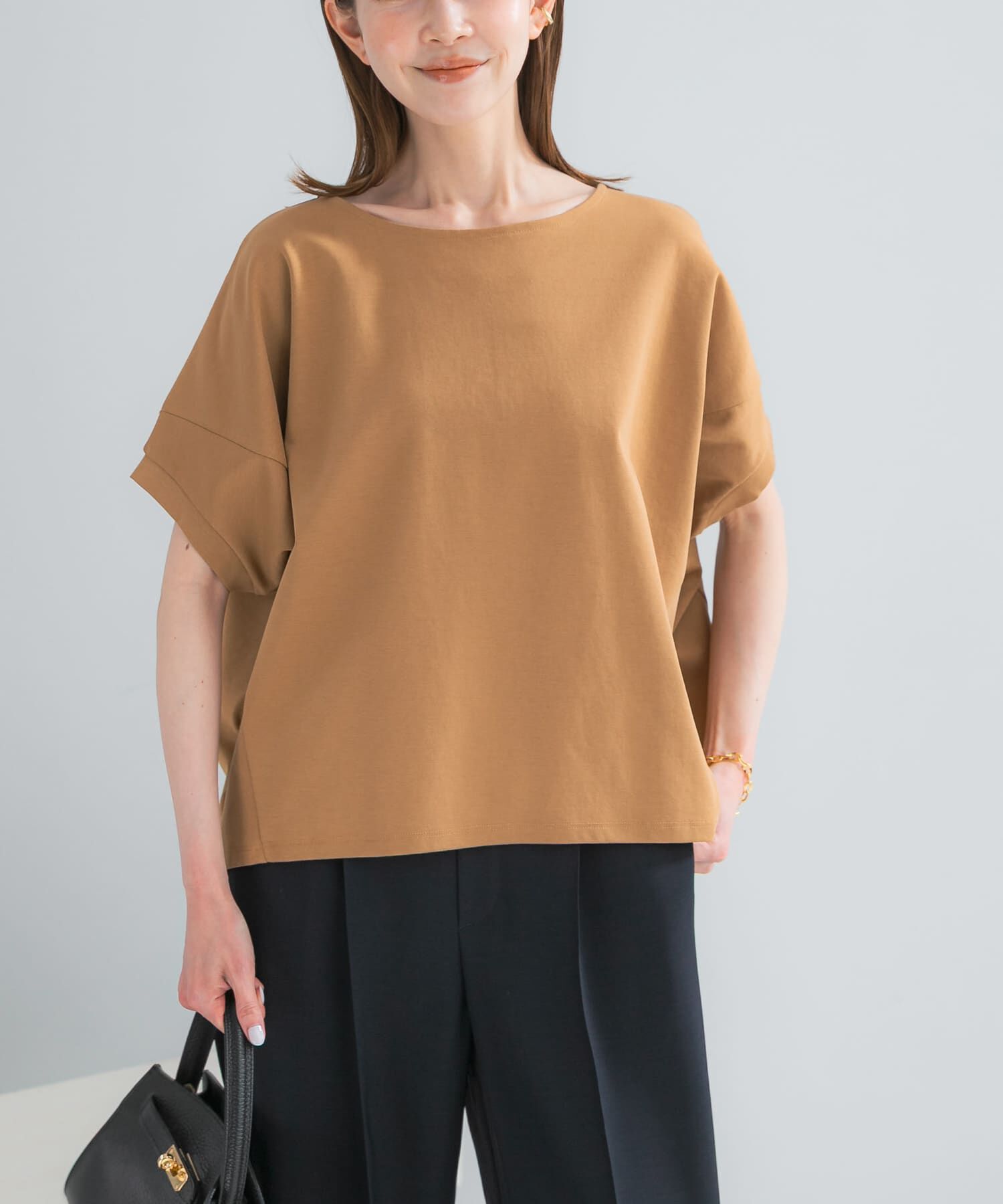 URBAN RESEARCH ROSSO「『WEB/一部店舗限定』UVカットドルマンスリーブプルオーバー」|Tシャツ・カットソー|