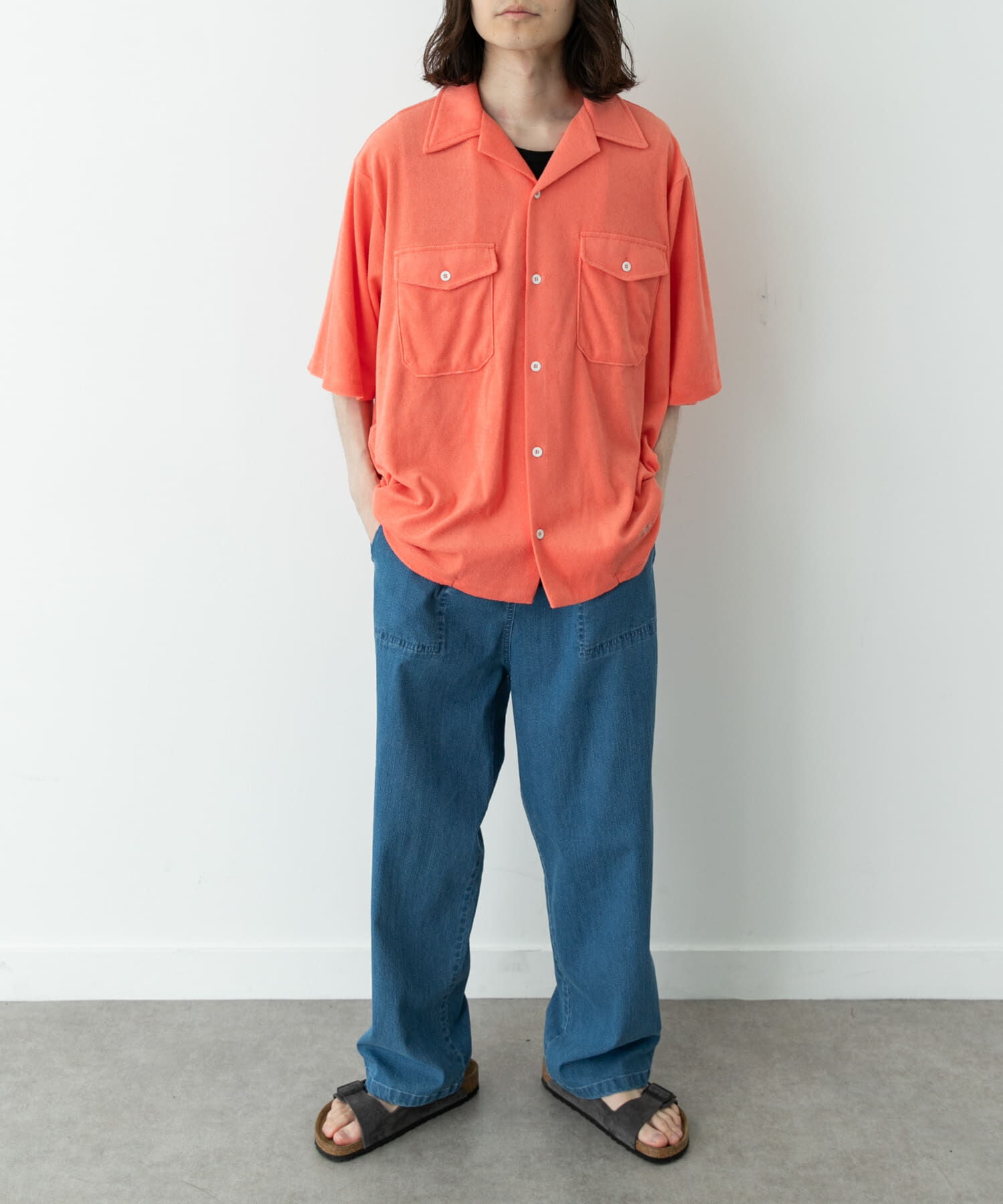 Sonny Label 「ARMY TWILL　PILE OPEN COLLAR SHIRTS」|シャツ・ブラウス|