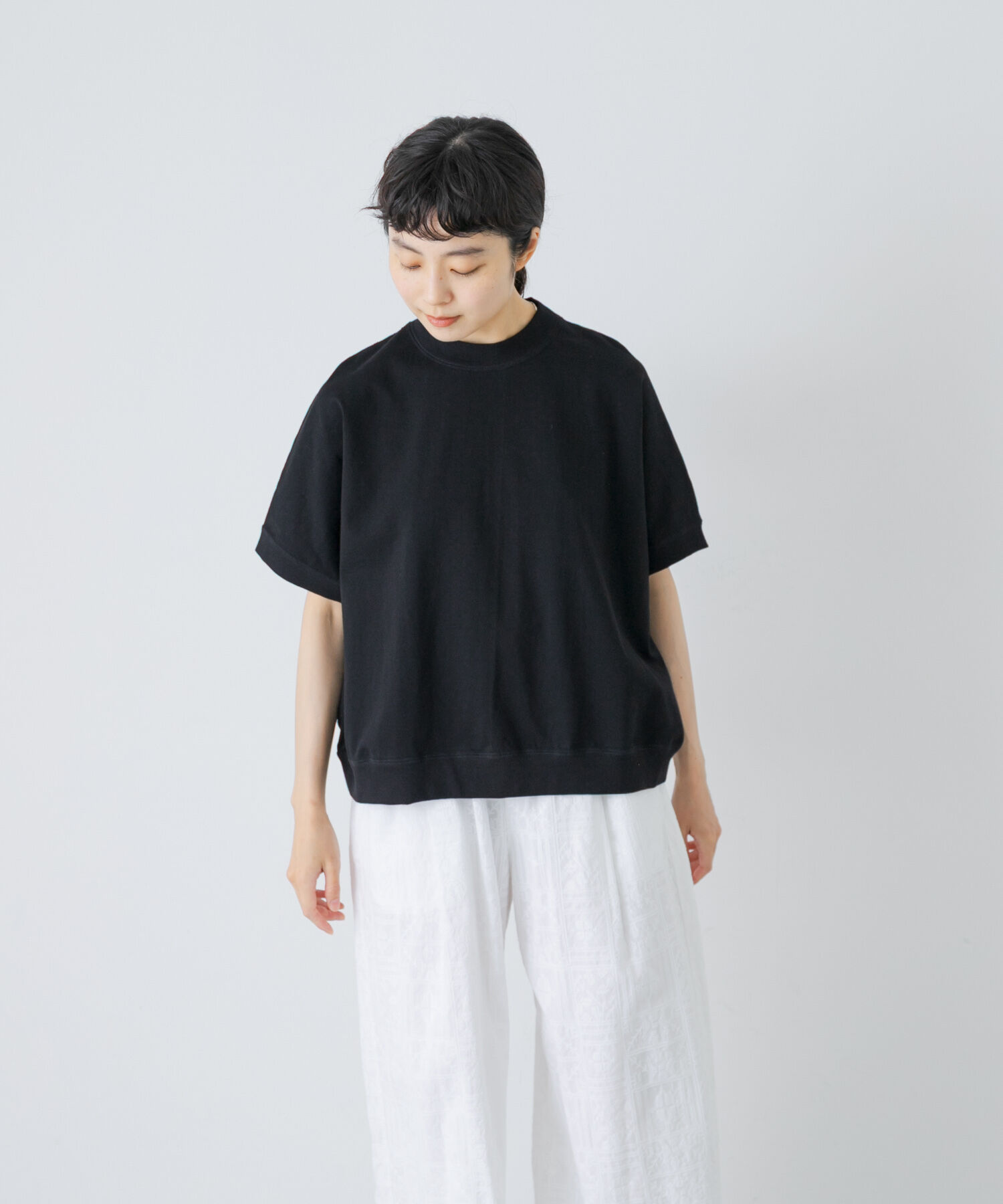 かぐれ「天竺 ワイドプルオーバー」|Tシャツ・カットソー|