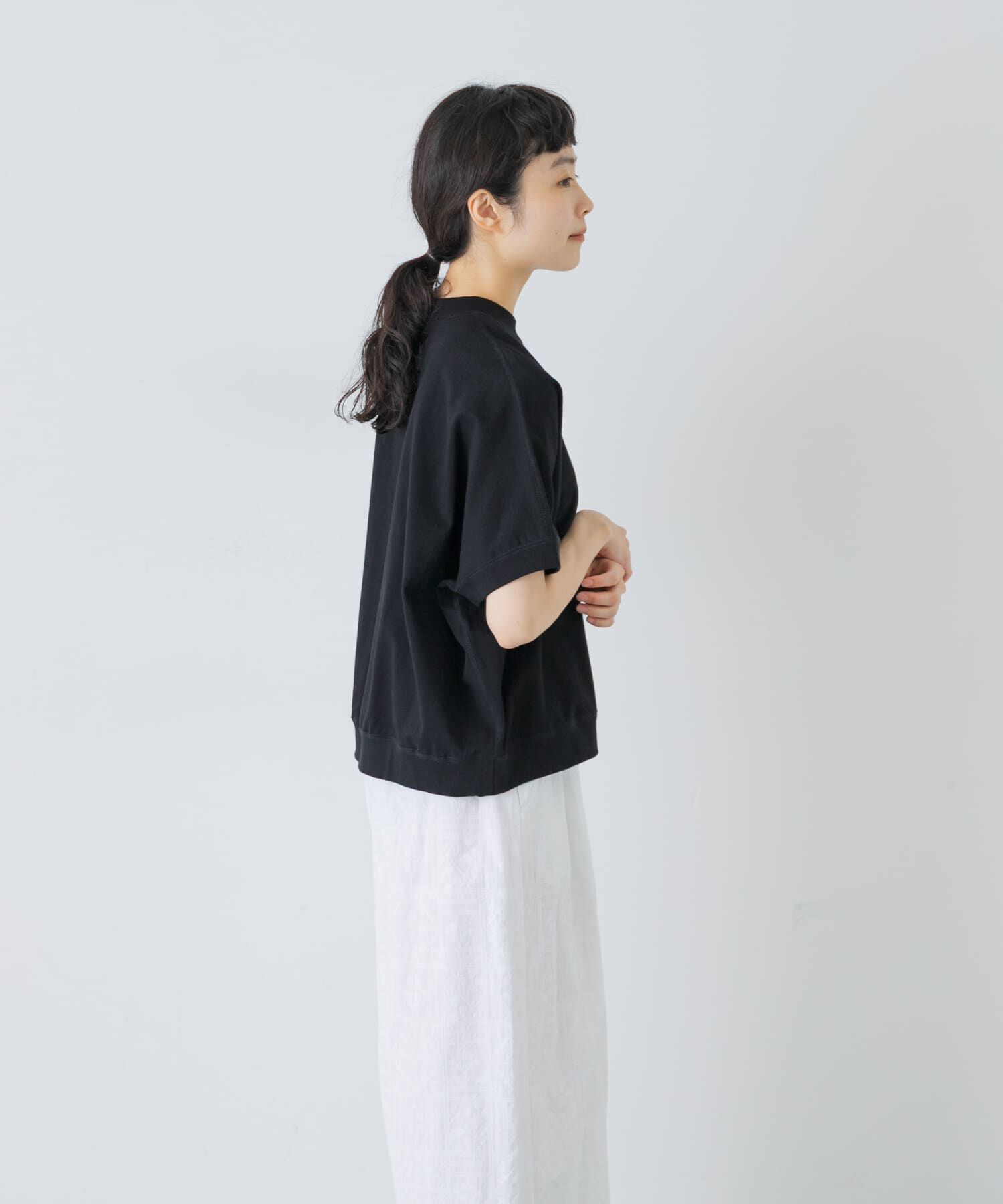 かぐれ「天竺 ワイドプルオーバー」|Tシャツ・カットソー|