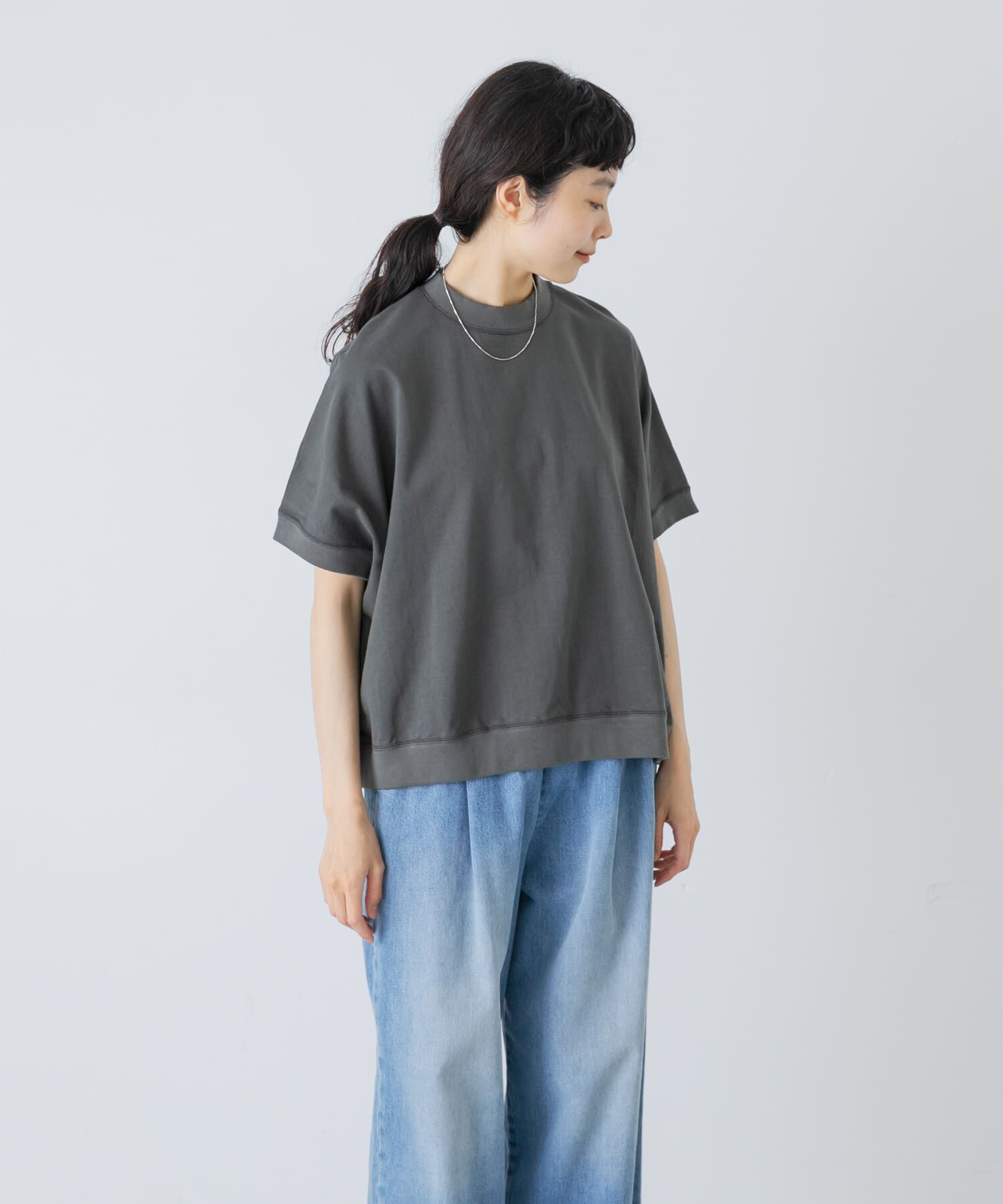 かぐれ「天竺 ワイドプルオーバー」|Tシャツ・カットソー|