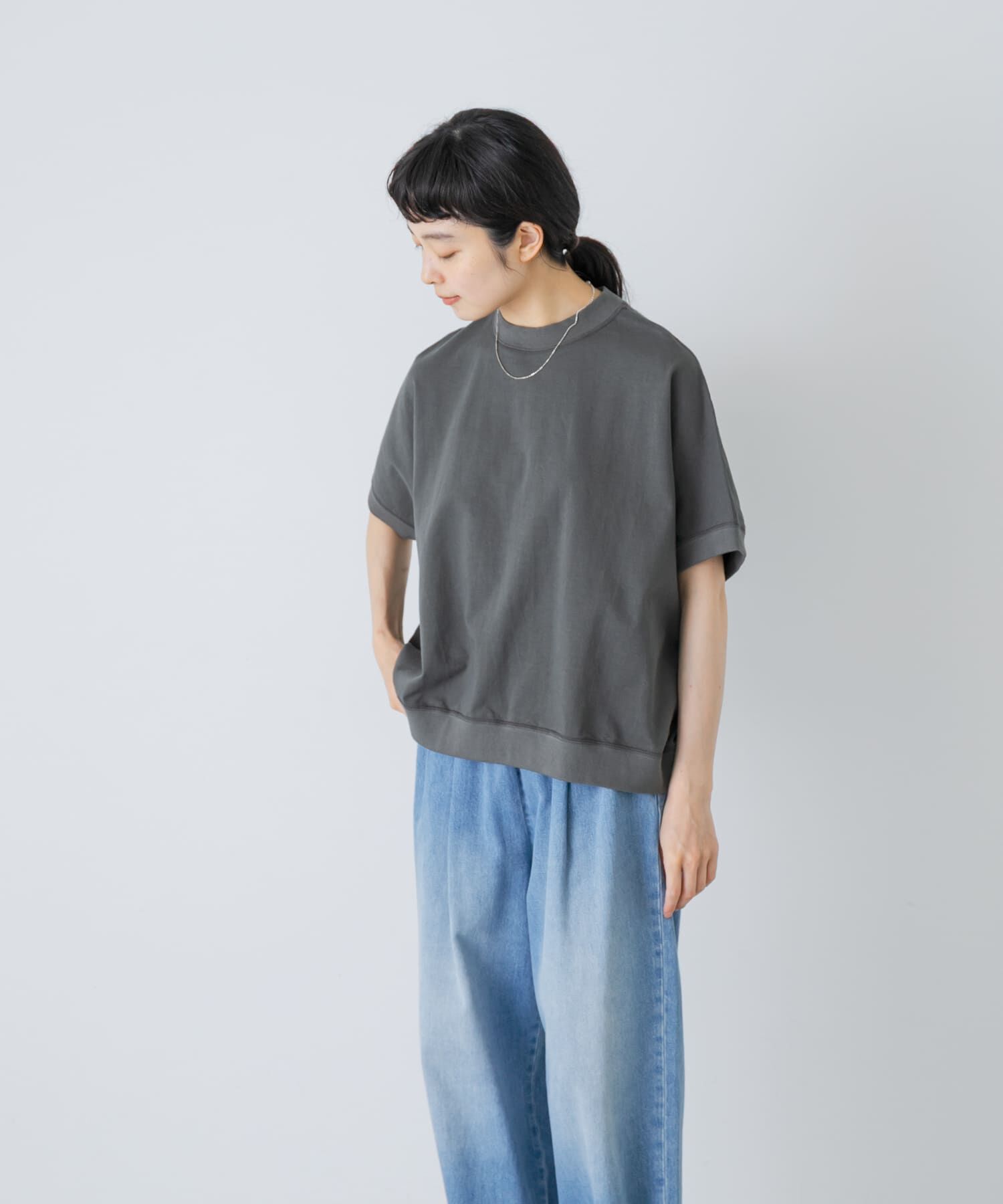 かぐれ「天竺 ワイドプルオーバー」|Tシャツ・カットソー|