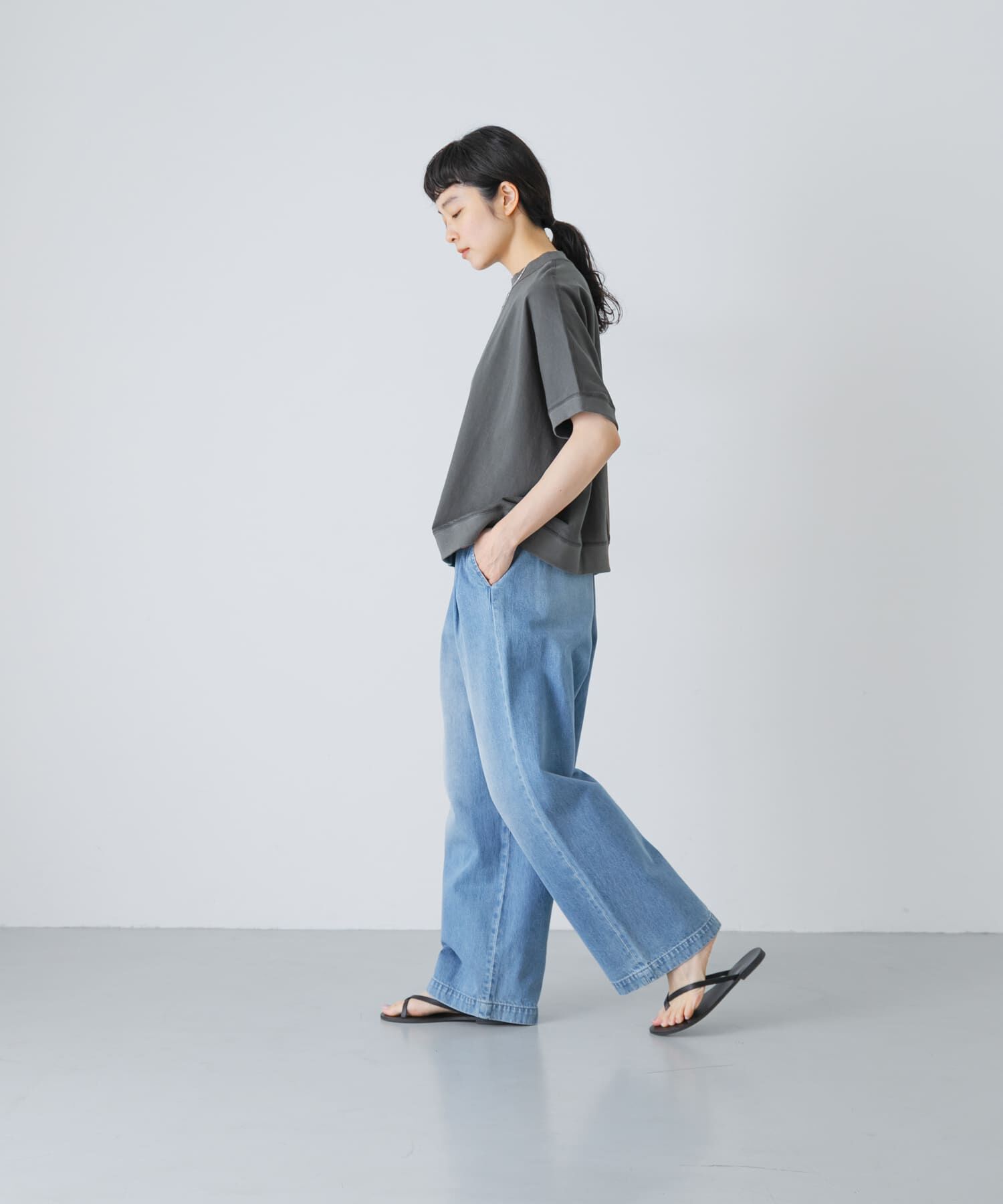 かぐれ「天竺 ワイドプルオーバー」|Tシャツ・カットソー|