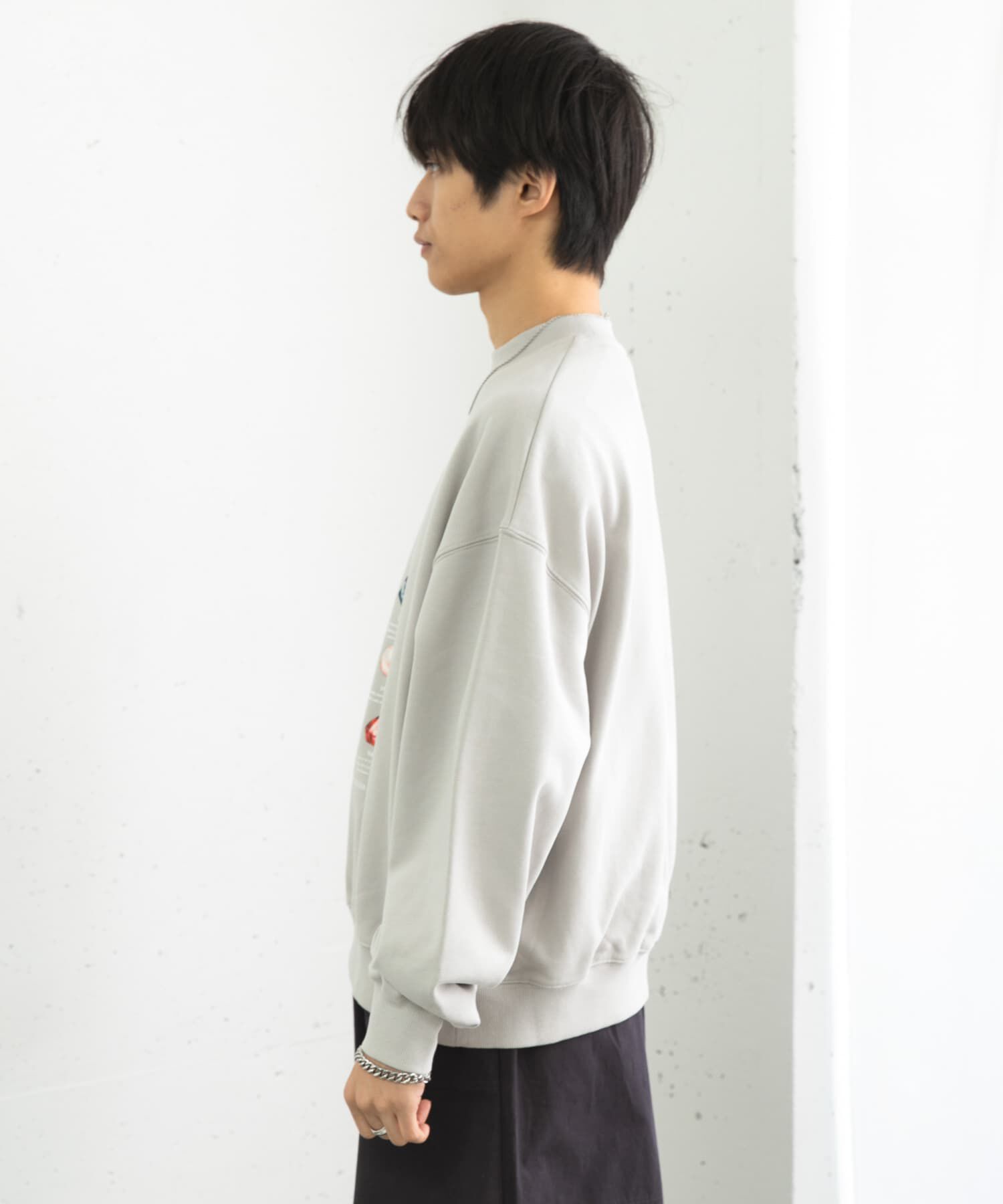 SENSE OF PLACE by URBAN RESEARCH「Gem Stone Cropped Sweat」|スウェット・ジャージ|