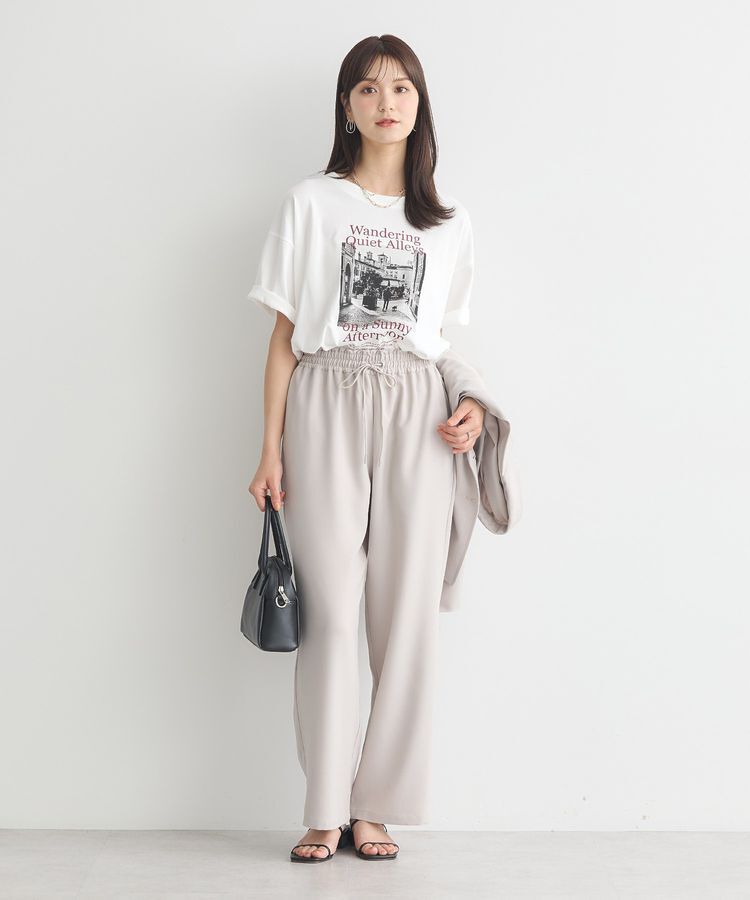 earth music&ecology「リラックスワイドパンツ」|その他|