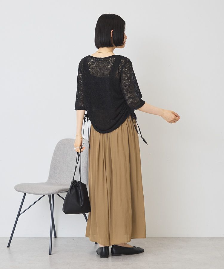 AMERICAN HOLIC「レース5分袖カーディガン」|カーディガン|