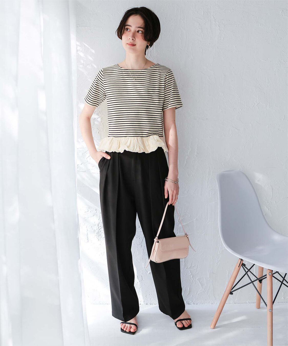 titivate「チビバルーン半袖トップス」|Tシャツ・カットソー|