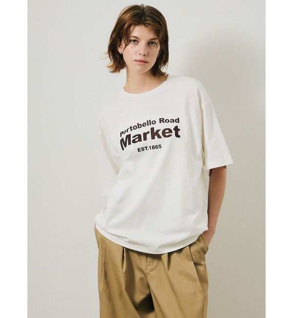 MARMARMAR「MARMARMAR プリントTシャツ(market)」|Tシャツ・カットソー|