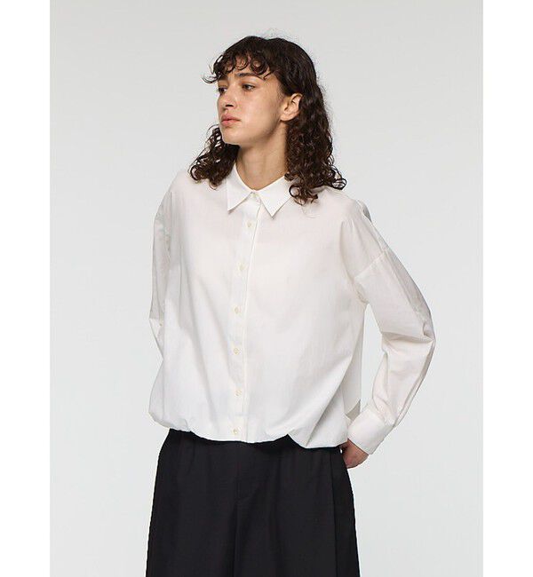mizuiro ind「mizuiro ind ロングスリーブバルーンシャツ」|シャツ・ブラウス|