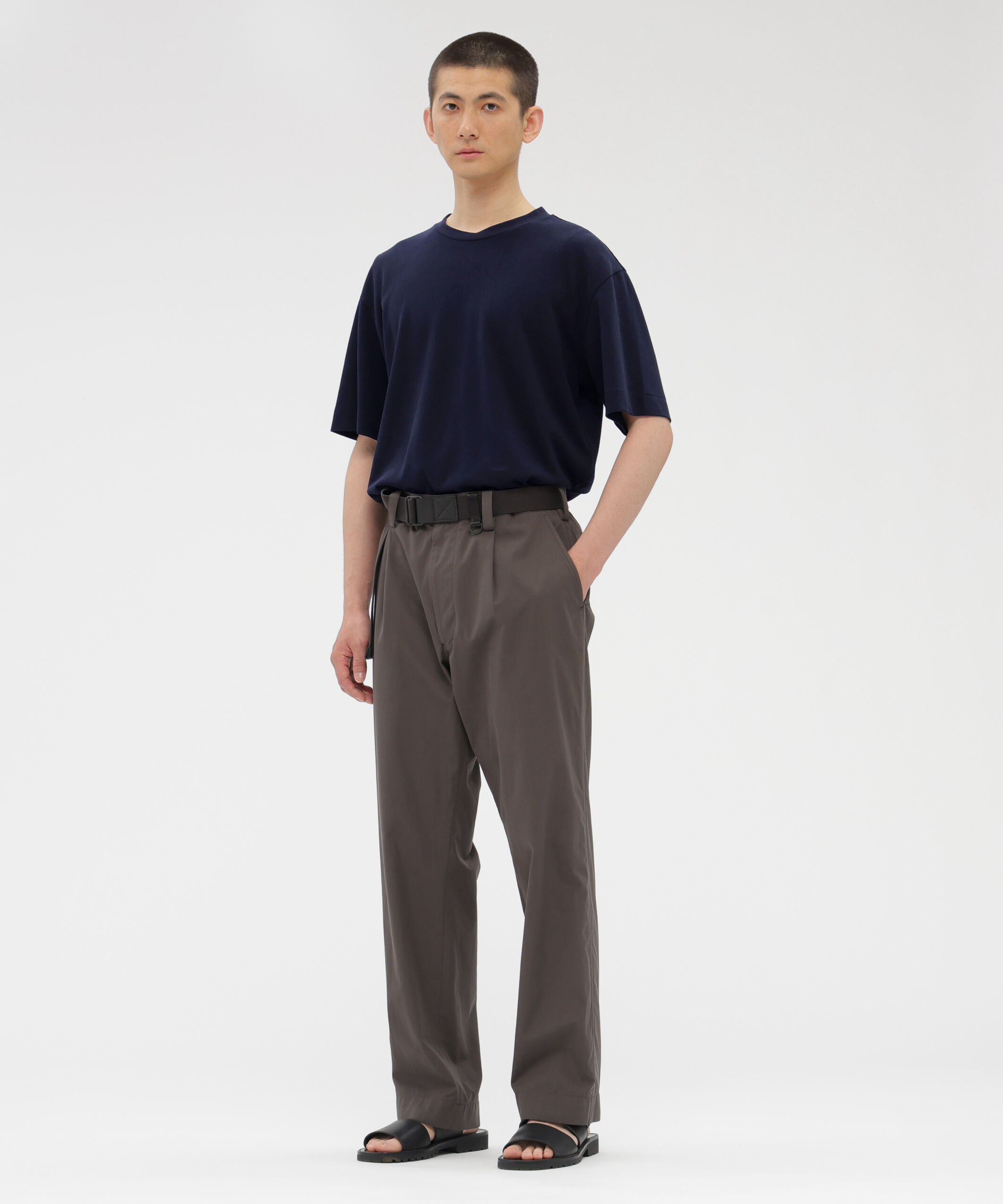 MARGARET HOWELL「COTTON LINEN PIQUE TOP」|Tシャツ・カットソー|