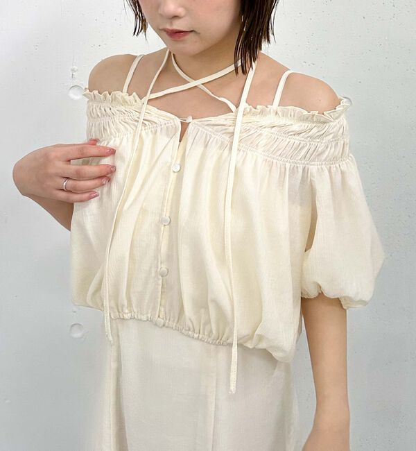archives「マルチｗａｙオフショルブラウス&times;キャミワンピースＳＥＴ」|ワンピース|