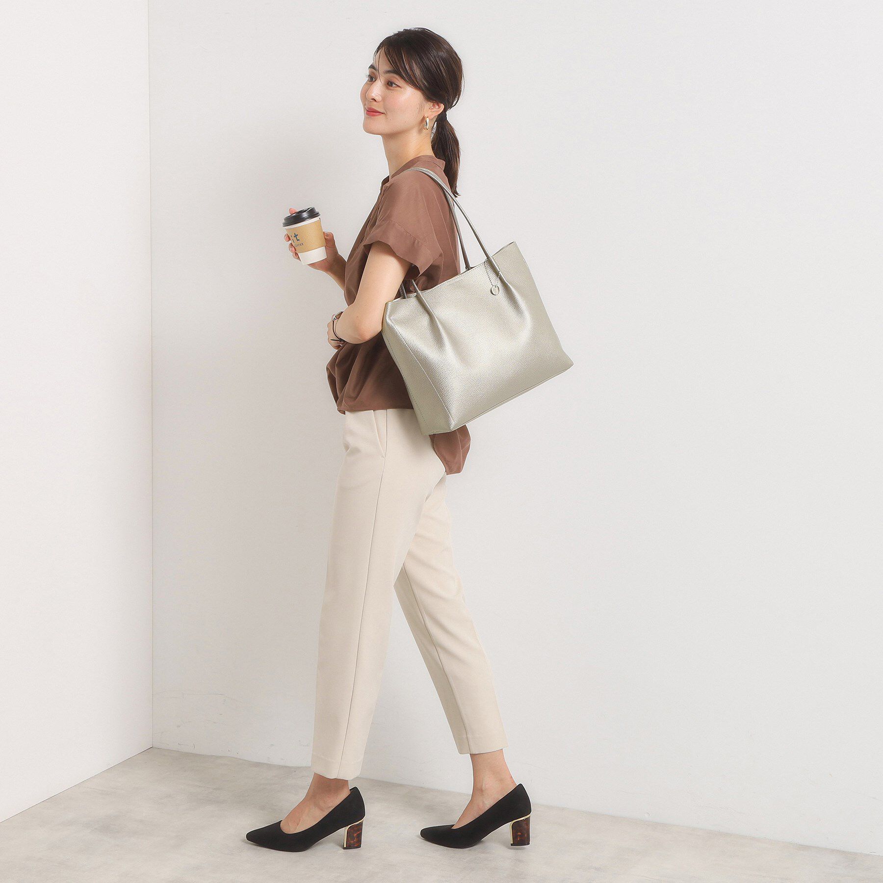ITS&rsquo;DEMO「【通勤】仕切りA4トート」|トートバッグ|