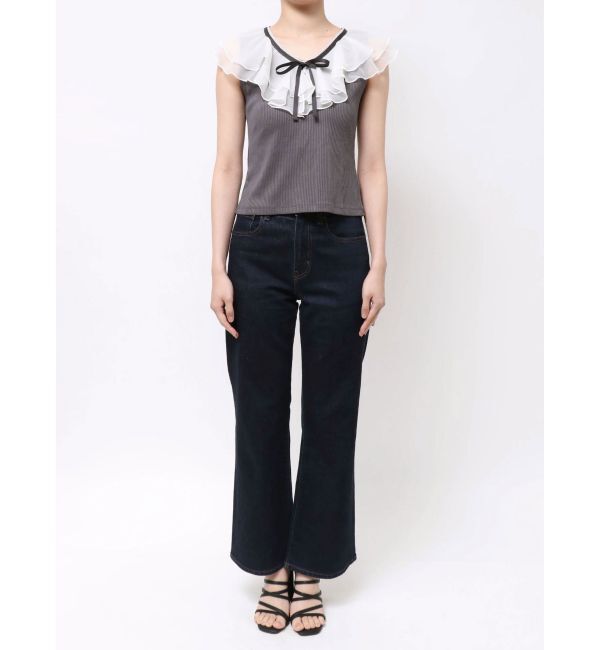 dazzlin「【WEB限定】ティアードカラーコンビトップス」|Tシャツ・カットソー|