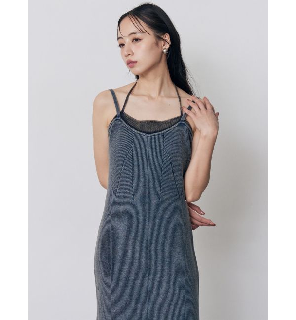 MURUA「レイヤードライクニットキャミワンピース」|ワンピース|