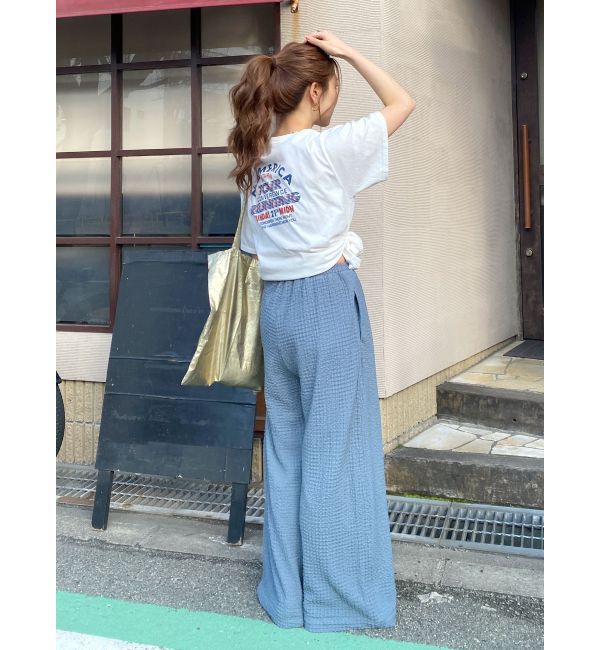 Ungrid「ツアーロゴルーズTee」|Tシャツ・カットソー|