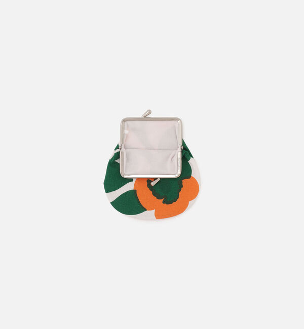 Marimekko「Pieni Green Green Pieni Kukkaro がま口ポーチ」|ポーチ|