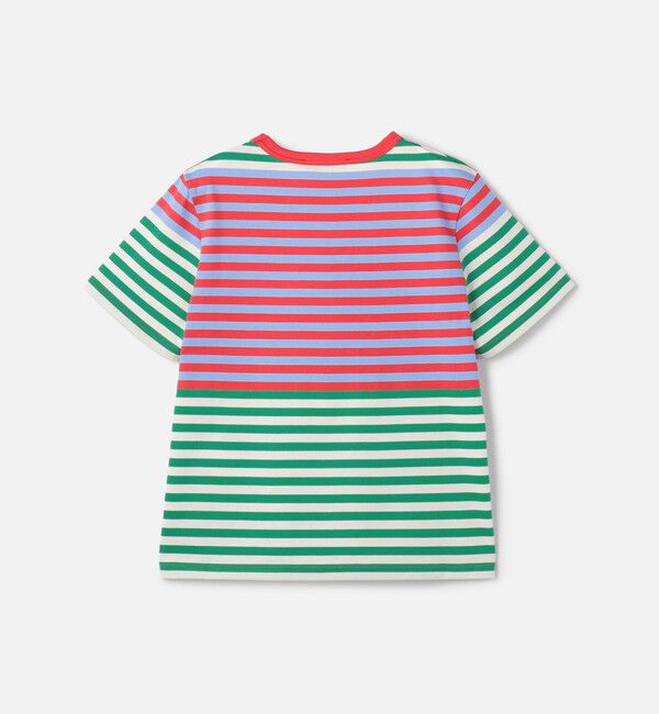 Marimekko「Tasaraita Unikko Tシャツ」|シャツ・ブラウス|