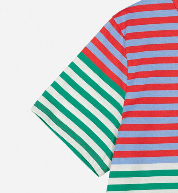 Marimekko「Tasaraita Unikko Tシャツ」|シャツ・ブラウス|