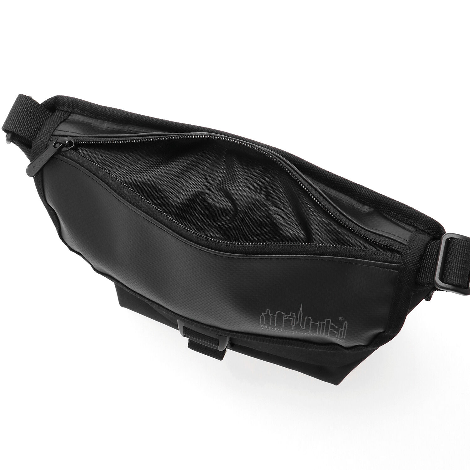 Manhattan Portage「Pacific Nylon Messenger Bag Flap Zipper Pocket W/ Divide」|ショルダー・メッセンジャー|