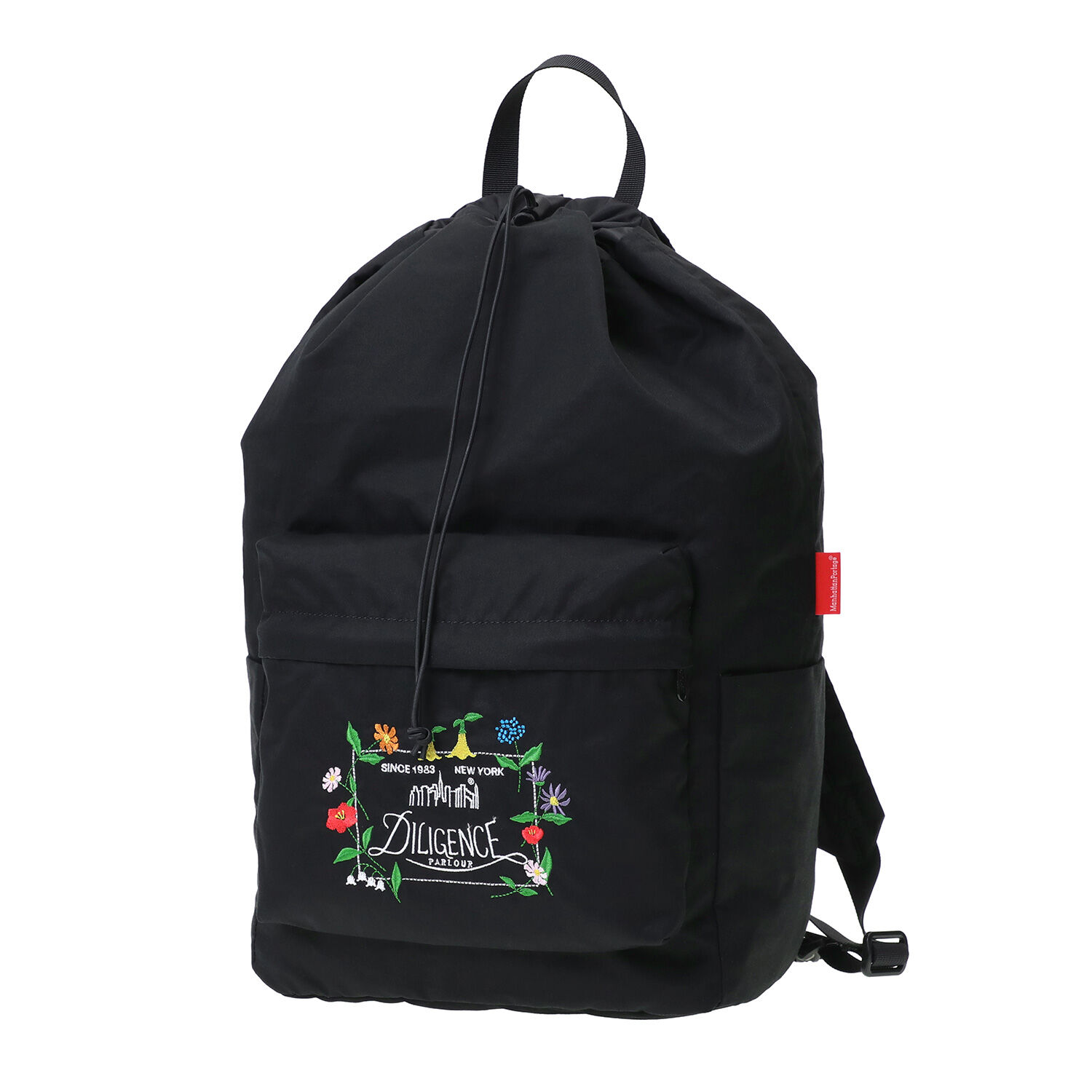 Manhattan Portage「CORLEARS HOOK BACKPACK COMBED COTTON GABARDINE DPL」|リュック|BLK