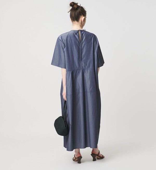 UNITED ARROWS「デニムライク ブライトローン ワンピース ‐ウォッシャブル‐」|ワンピース|