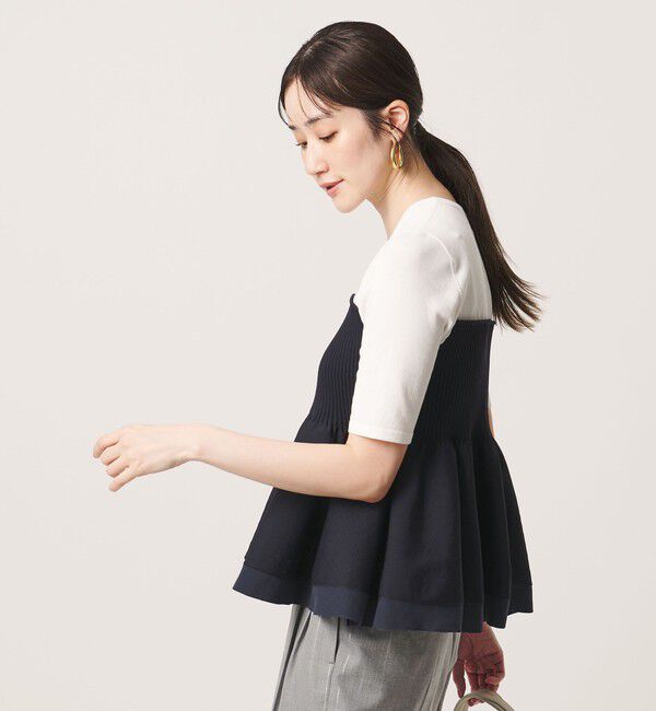 united arrows ビスチェ コンビ ニット ‐ウォッシャブル‐ ビスチェ コンビ ニット ‐ウォッシャブル‐（UNITED ARROWS）｜ルミネの