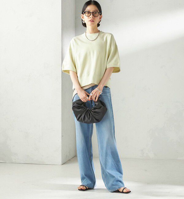 SHIPS for women「【SHIPS別注】SLOANE:〈手洗い可能〉半袖 ショート スウェット」|Tシャツ・カットソー|