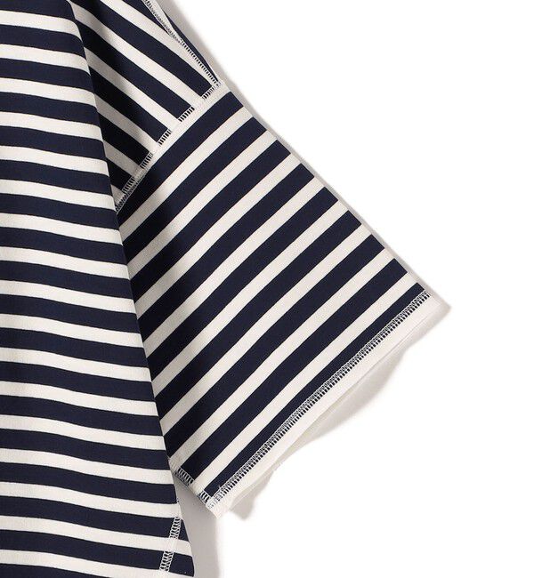 SHIPS for women「SHIPS Primary Navy Label:コットン 天竺 ハーフ スリーブ TEE」|Tシャツ・カットソー|