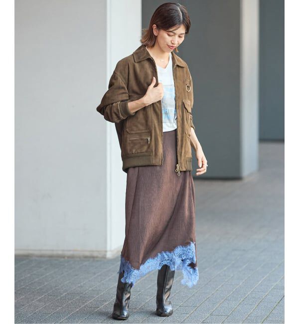 IENA「《予約》CINQUANTA/チンクアンタ SWEDISH MILITARY TYPE BLOUSON ブルゾン R-530」|ライダースジャケット|