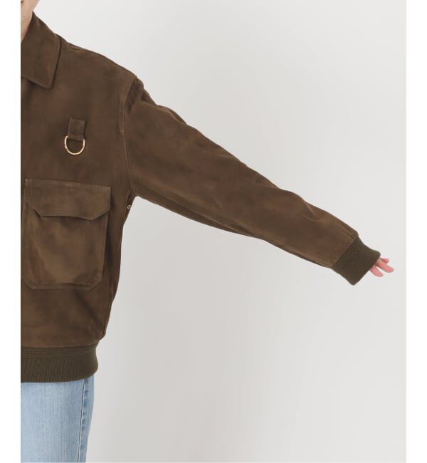 IENA「《予約》CINQUANTA/チンクアンタ SWEDISH MILITARY TYPE BLOUSON ブルゾン R-530」|ライダースジャケット|