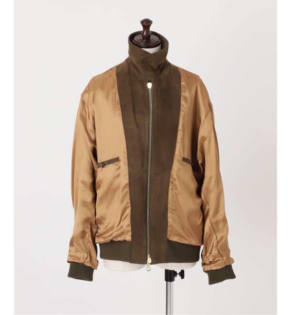 IENA「《予約》CINQUANTA/チンクアンタ SWEDISH MILITARY TYPE BLOUSON ブルゾン R-530」|ライダースジャケット|