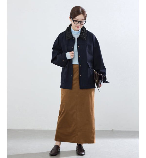 IENA「《予約》MARGE/マージ 別注 FLOWER COLLAR COVERALLS ブルゾン 1012-0101-023」|その他|