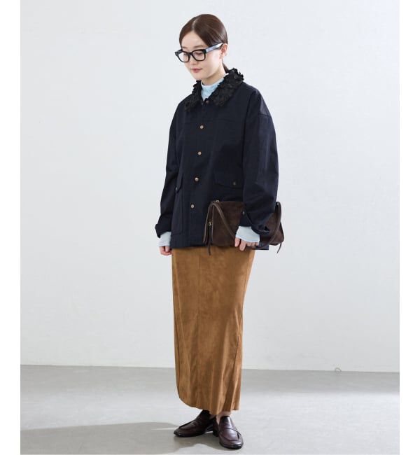 IENA「《予約》MARGE/マージ 別注 FLOWER COLLAR COVERALLS ブルゾン 1012-0101-023」|その他|
