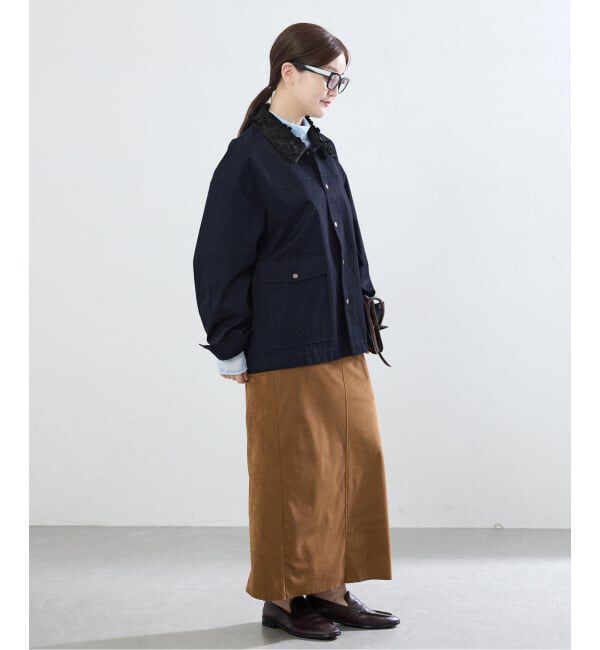 IENA「《予約》MARGE/マージ 別注 FLOWER COLLAR COVERALLS ブルゾン 1012-0101-023」|その他|