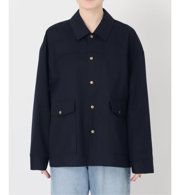 IENA「《予約》MARGE/マージ 別注 FLOWER COLLAR COVERALLS ブルゾン 1012-0101-023」|その他|