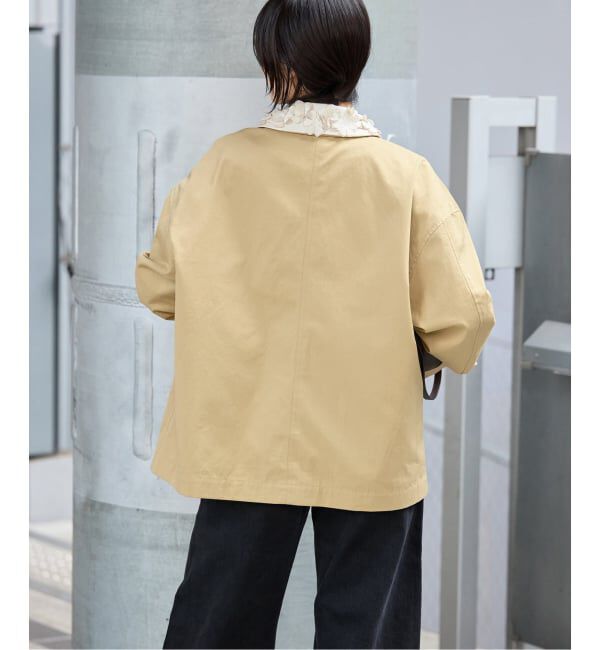 IENA「《予約》MARGE/マージ 別注 FLOWER COLLAR COVERALLS ブルゾン 1012-0101-023」|その他|