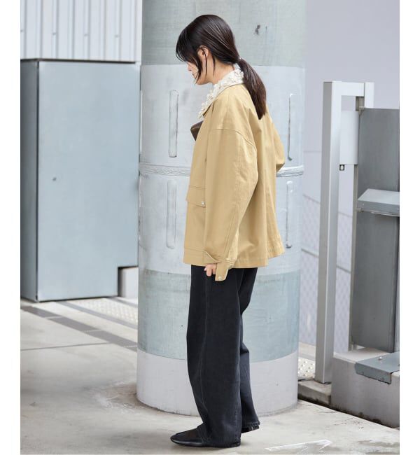 IENA「《予約》MARGE/マージ 別注 FLOWER COLLAR COVERALLS ブルゾン 1012-0101-023」|その他|