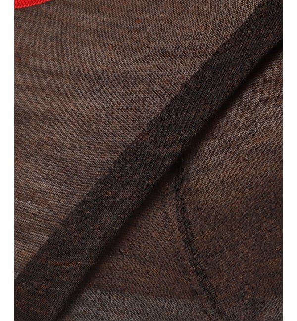 IENA「《予約》LOWER/ローヴァー 18G Tucked power shoulder ニット  LW-77」|カーディガン|