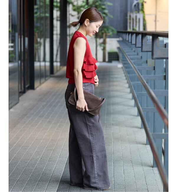 IENA「《予約》LOWER/ローヴァー 18G Sleeveless Cardigan カーディガン LW-88」|カーディガン|