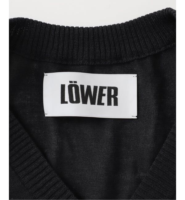 IENA「《予約》LOWER/ローヴァー 18G Sleeveless Cardigan カーディガン LW-88」|カーディガン|
