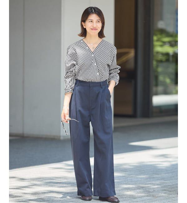 IENA「《新色/追加予約》MA/RE/マレ カシュクールシャツ SIGNITURE SH」|シャツ・ブラウス|