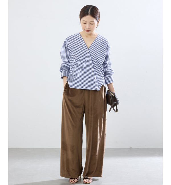 IENA「《新色/追加予約》MA/RE/マレ カシュクールシャツ SIGNITURE SH」|シャツ・ブラウス|